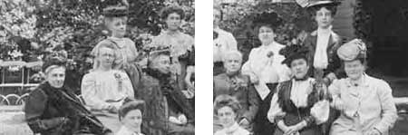 groepsportret vrouwenkiesrecht 1908