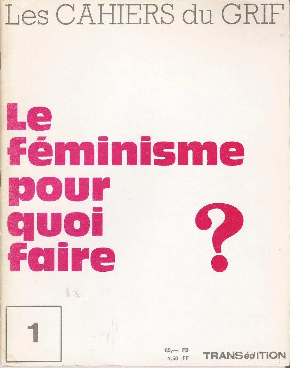 Féminitude et féminisme